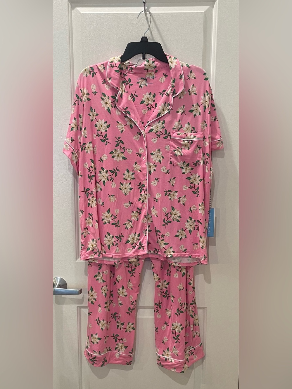 NEW…Draper James Pink Floral Pajama Set - Picture 2 of 4